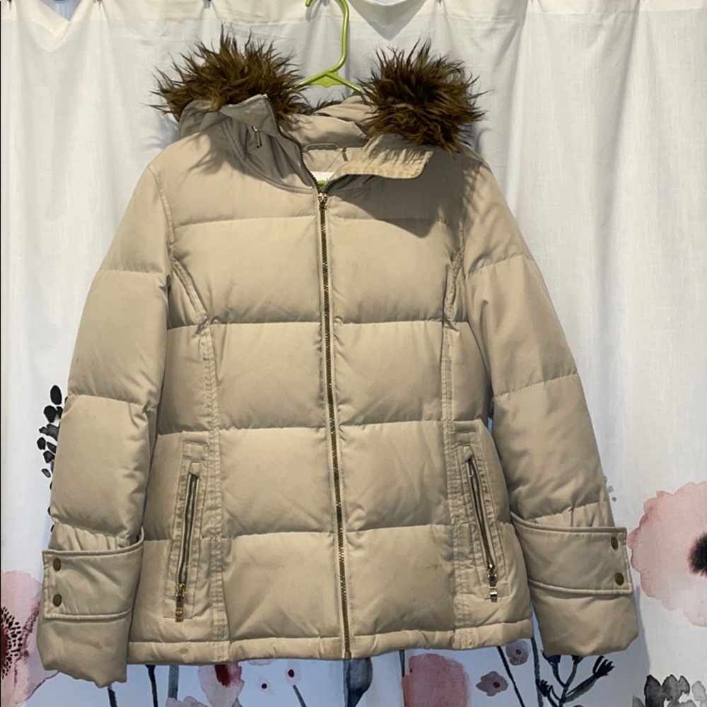 Calvin Klein Tan Winter Coat/Jacket